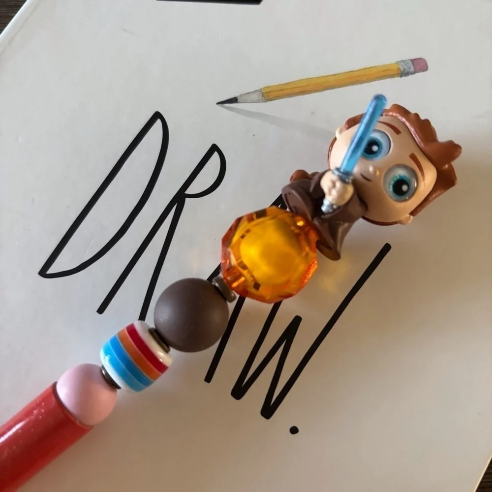 Disney Doorables: Star Wars: Obi-Wan Kenobi handmade beaded pen